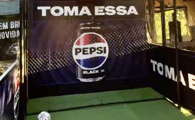 Ativação de Marca Chute a gol Pepsi