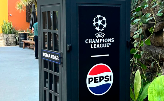 Cabine telefonica Pepsi